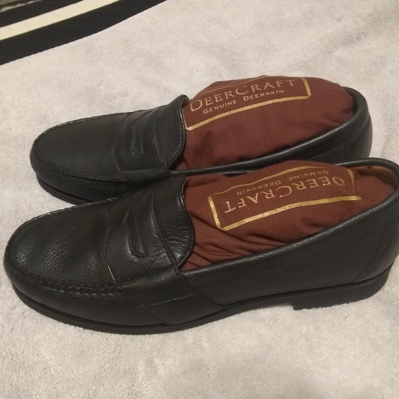 NEW IN BOX - DEER CRAFT DEERSKIN LEATHER SHOES - Picture 4 of 9